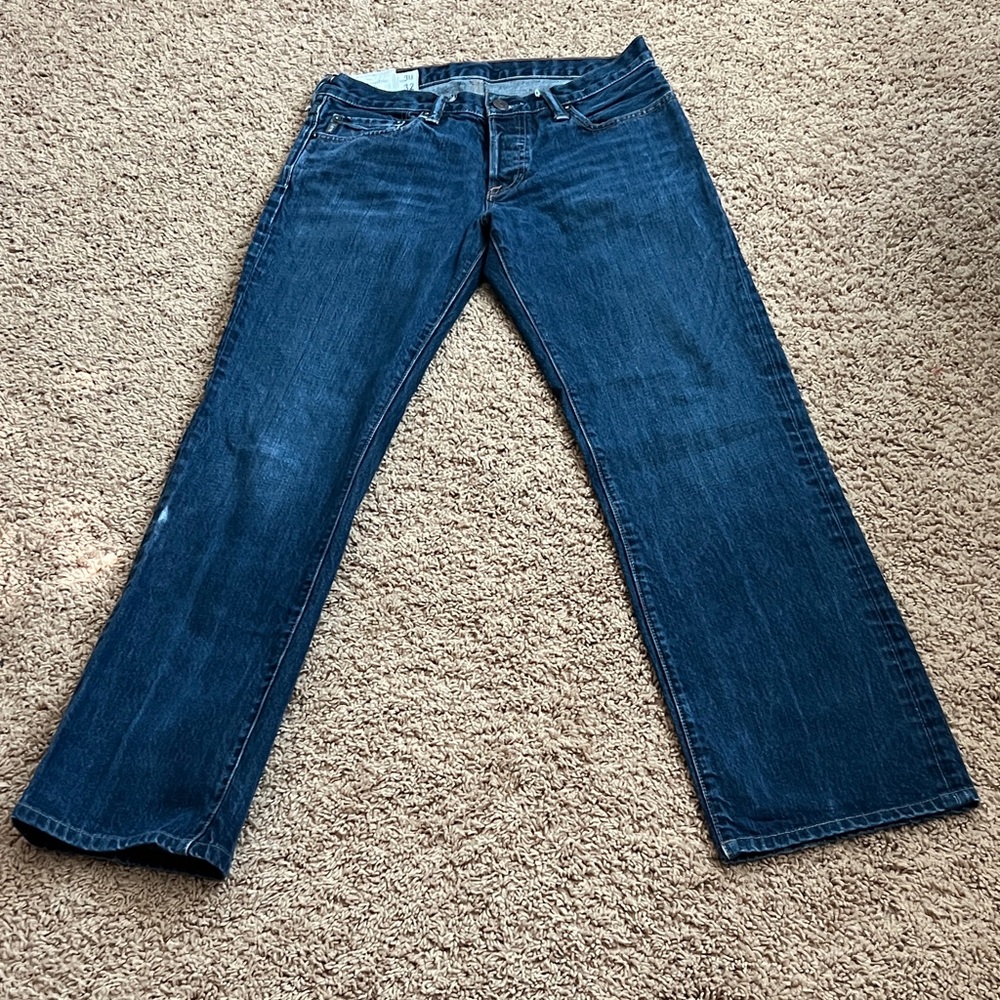 Abercrombie & Fitch Dark Blue Bootcut Jeans